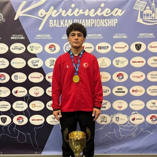 SEM SPORCUMUZ AHMET ÇİFTÇİ BALKAN ŞAMPİYONU