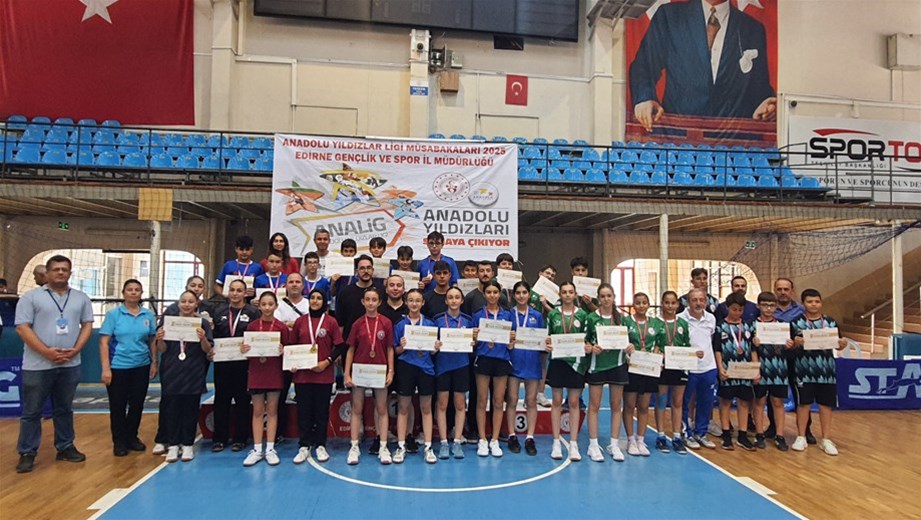 Anadolu Yıldızlar Ligi Masa Tenisi 1. Etap 1. Grup Müsabakaları Edirne’de Tamamlandı